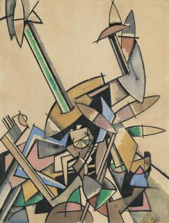 Edward Wadsworth, A.R.A. - Study for Cape of Good Hope