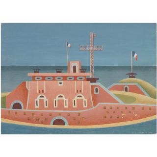 Edward Wadsworth - Mediterranean Maginot