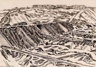 Edward Wadsworth - View near Dudley