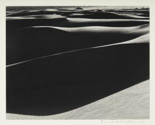 Edward Weston - \'Sand Dunes, Oceano, California\' (Black Dunes)