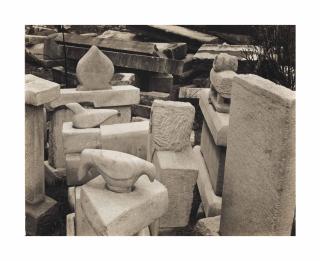 Edward Weston - Untitled (William Edmondson Tombstone Sculptures), 1941