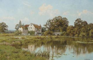Edward Wilkins Waite, R.B.A. - The old watermill