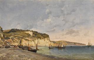 Edward William Cooke, R.A. - Beer Cove, Devon