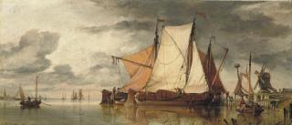 Edward William Cooke, R.A. - Dutch Calm