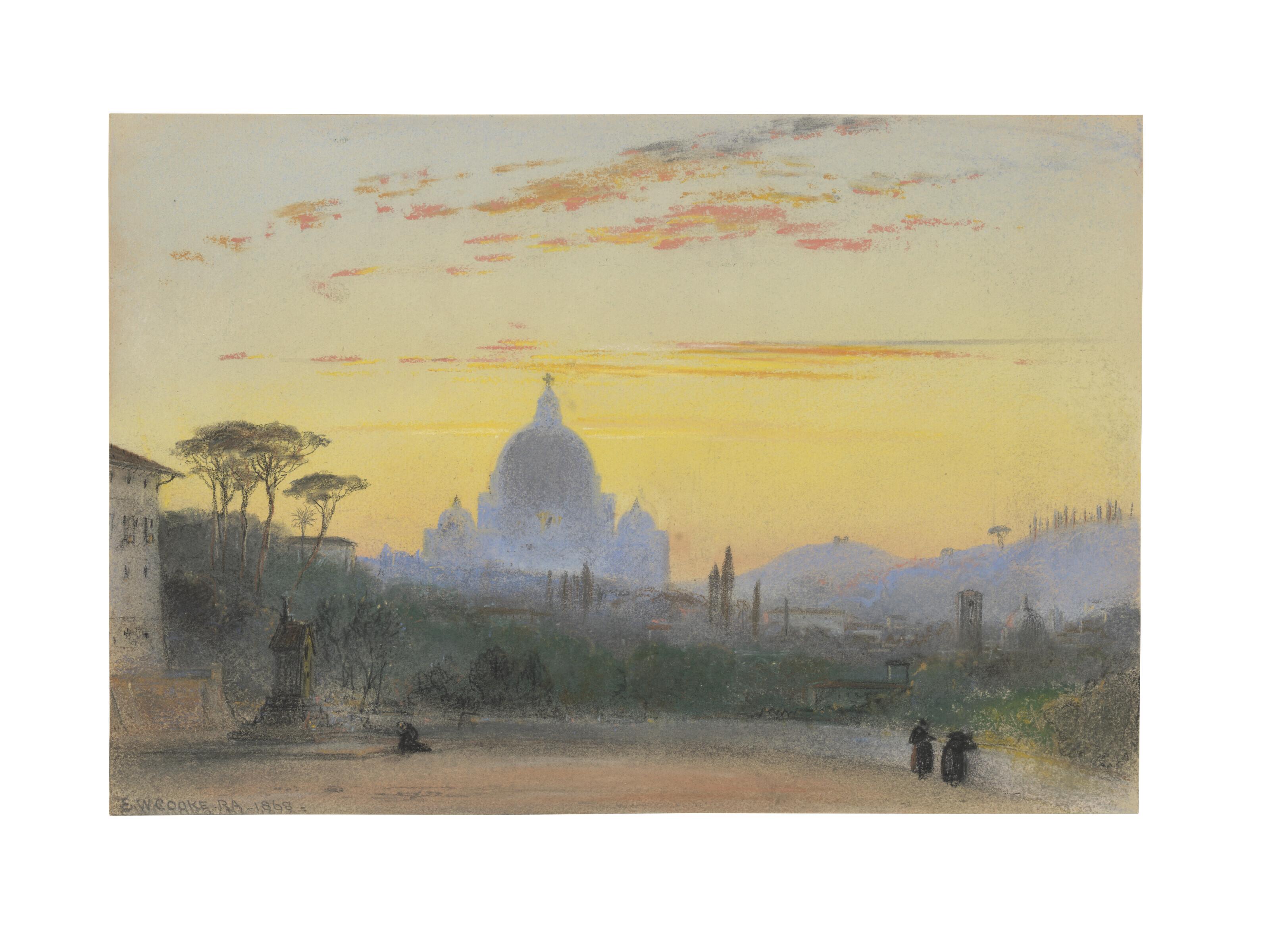 Edward William Cooke, R.A. - Rome