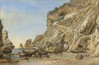 Edward William Cooke, R.A. - The Capucin convent, Amalfi