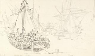 Edward William Cooke, RA - A collection of sixteen sketches, to include: