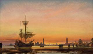 Edward William Cooke, RA - Venice, sunset