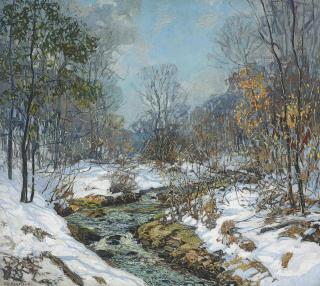 Edward Willis Redfield - Melting Snows