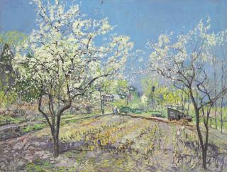 Edward Willis Redfield - Plum Blossoms