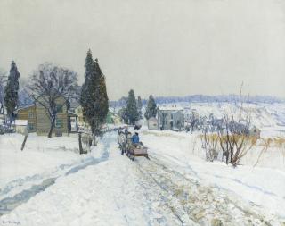 Edward Willis Redfield - Sleighing