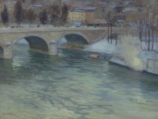 Edward Willis Redfield - The Bridge of Charenton