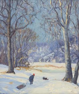 Edward Willis Redfield - Winter Sports