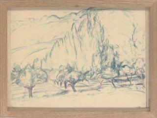 Edward Wolfe, R.A. - Landscape with vineyard