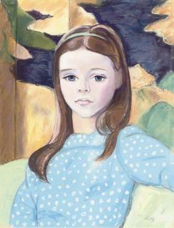 Edward Wolfe, R.A. - Portrait of A Young Girl