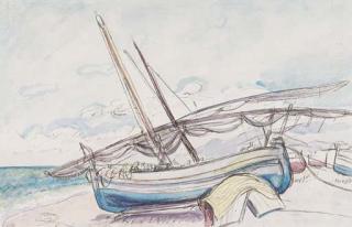 Edward Wolfe - Fishing Boats On The Beach