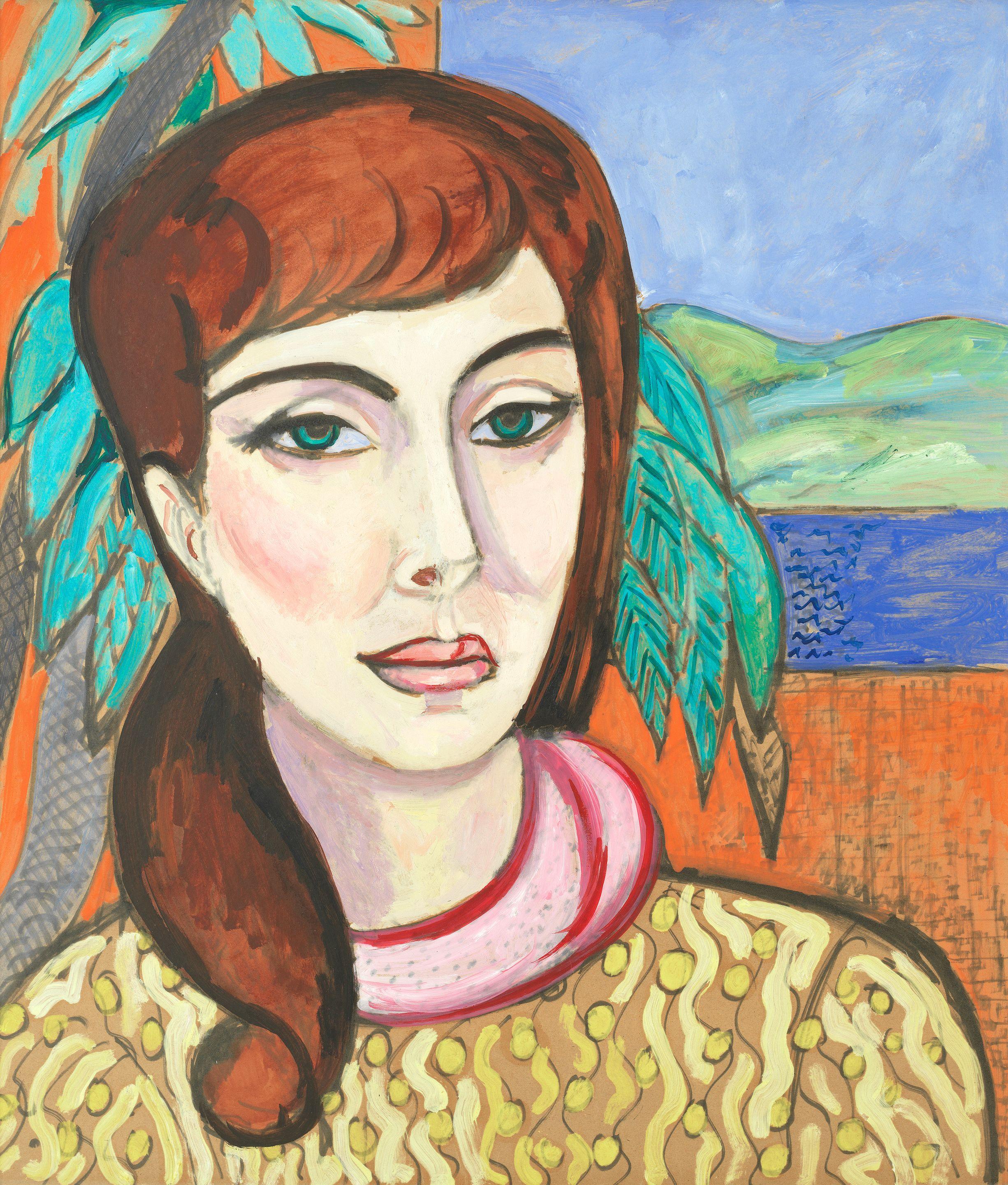 Edward Wolfe - Portrait of a Woman