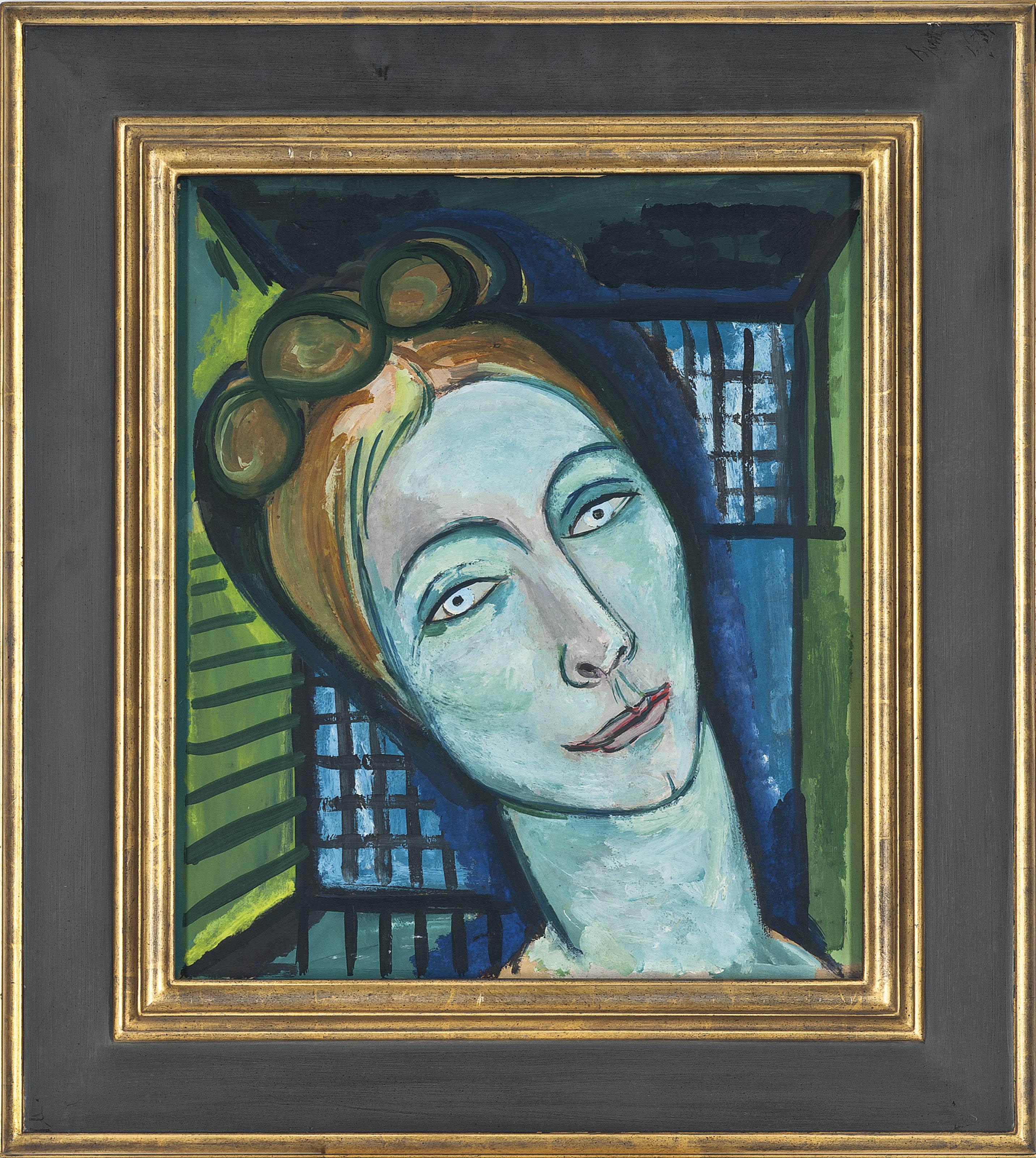 Edward Wolfe - Portrait of a woman