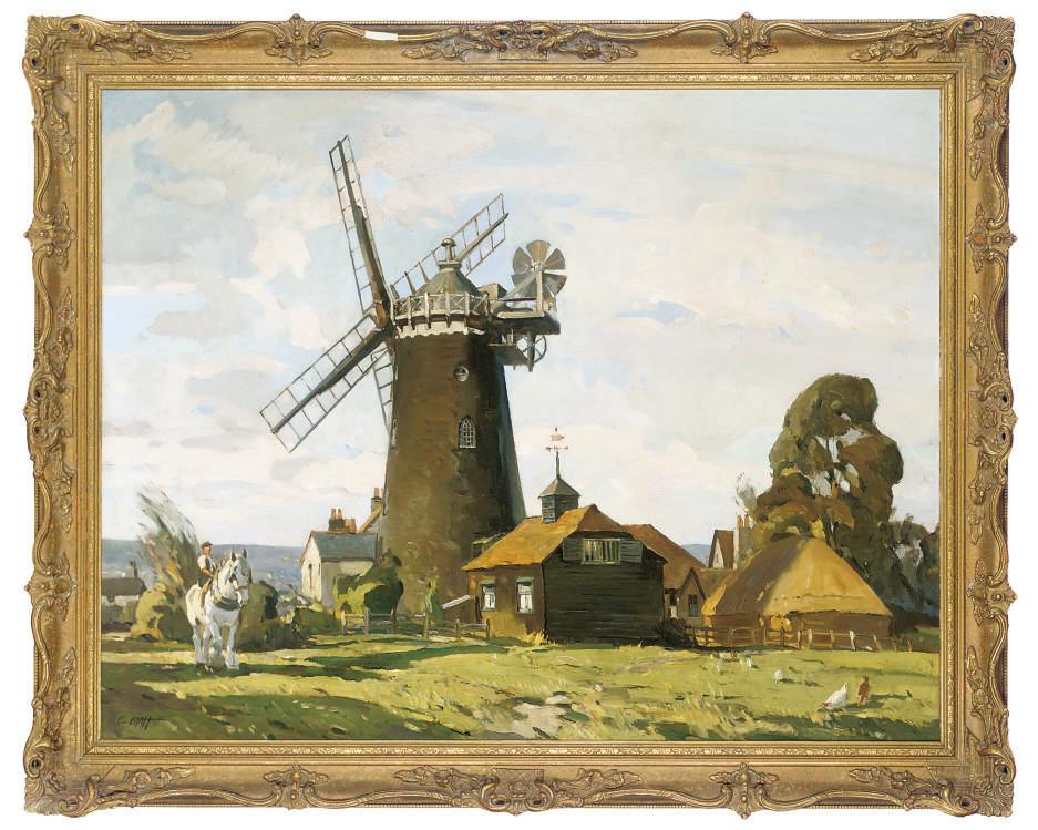 Edwin Byatt, R.I. - Polegate Mill, Sussex