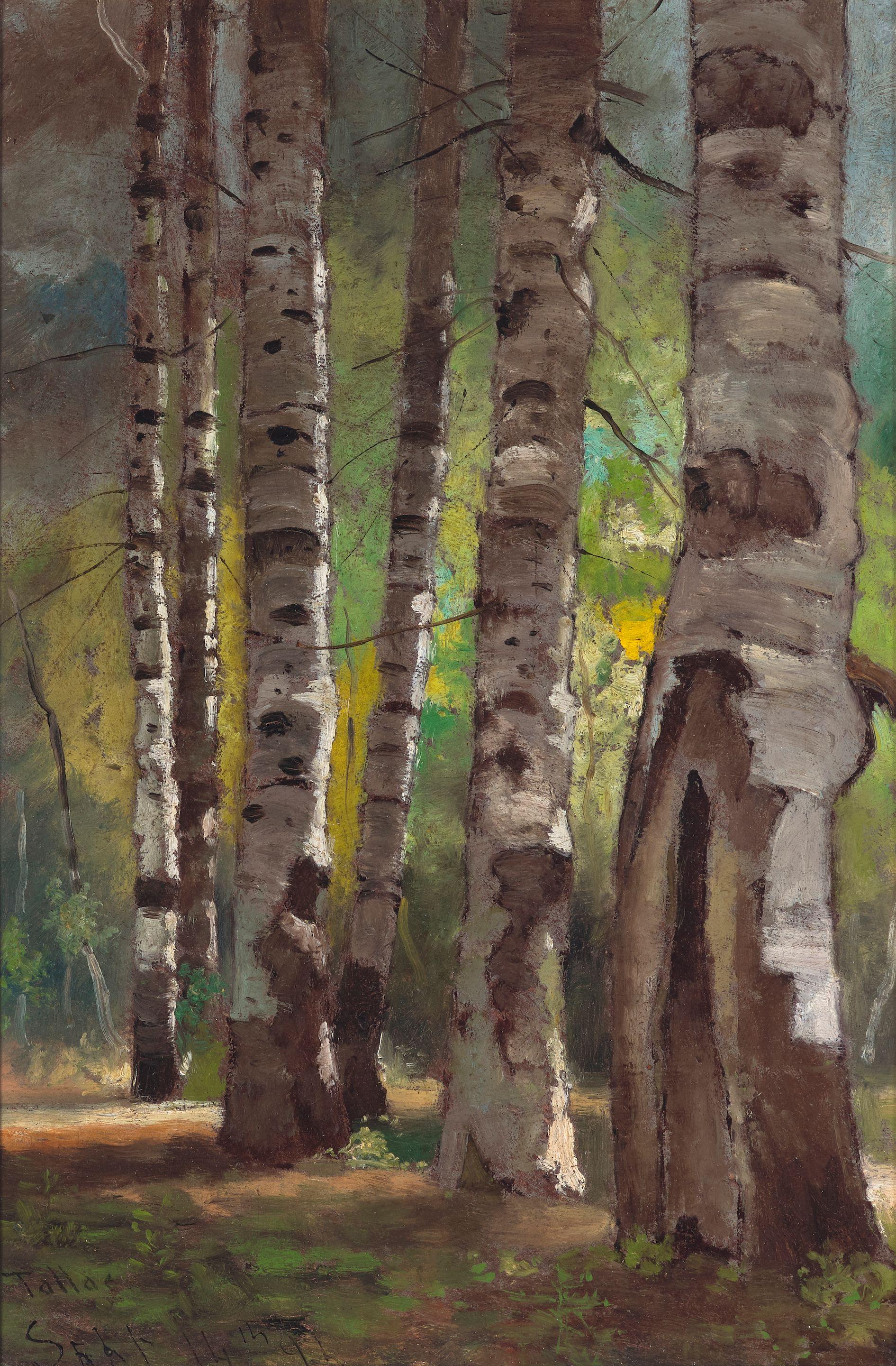 Edwin Deakin - Tallac (Aspens Near Fallen Leaf Lake)