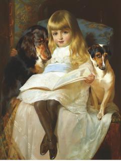 Edwin Douglas - The Favourite Story, A Gordon Setter And A Jack-Russell