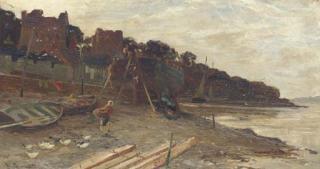 Edwin Ellis, R.B.A. - On The Conway