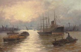 Edwin Fletcher - Shipping In The Pool of London