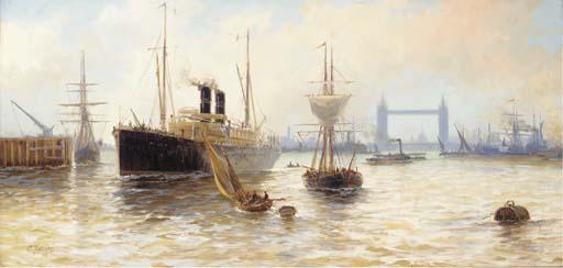 Edwin Fletcher - The Thames at Tower Bridge