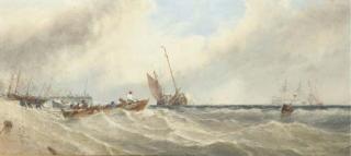Edwin Hayes, R.H.A. - Putting out to sea