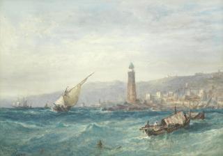 Edwin Hayes RHA, RI, ROI - Tarifa, Coast Of Spain