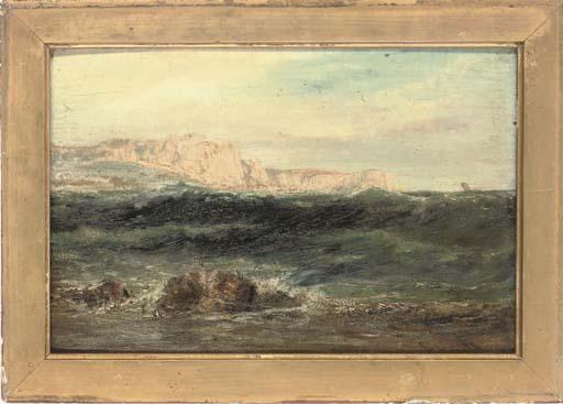 Edwin Hayes - Waves breaking off the coast of Swanage