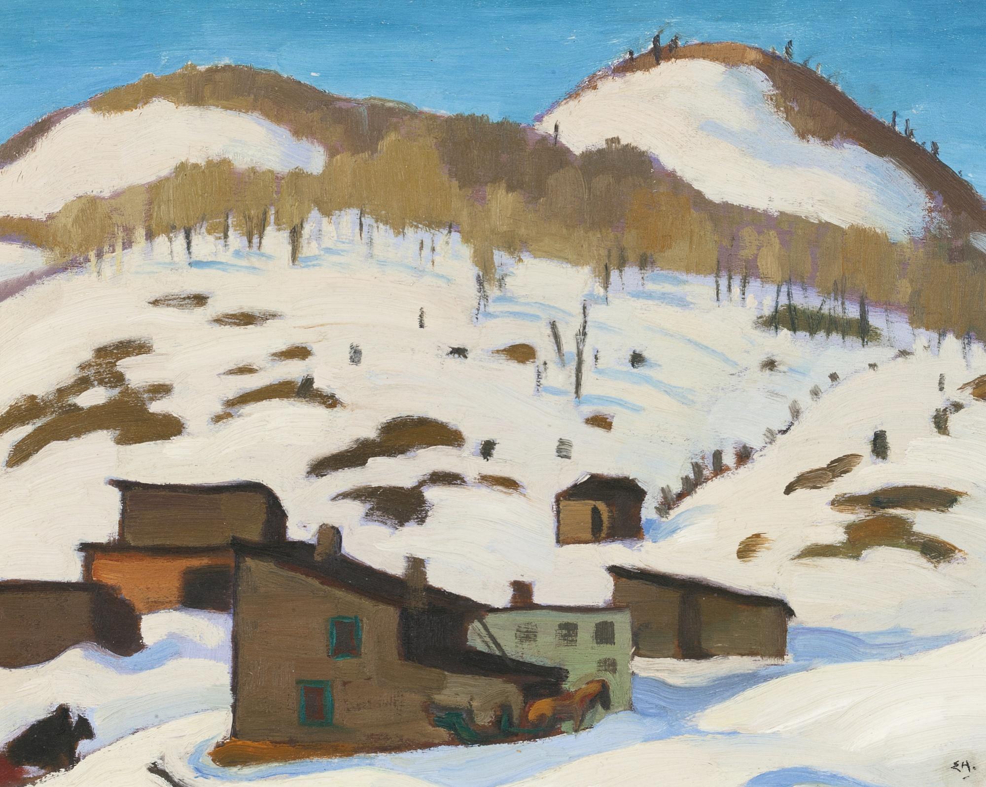 Edwin Headley Holgate - Sketch In Winter