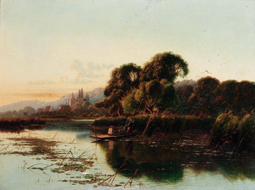 Edwin Henry Boddington - An autumn morning, Streatley-on-Thames