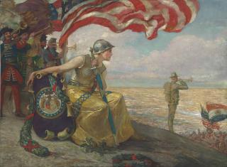 Edwin Howland Blashfield - Trumpets of Missouri