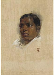 Edwin Long, R.A. - Study of a boy