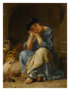 Edwin Long - The Ionian Pottery Seller