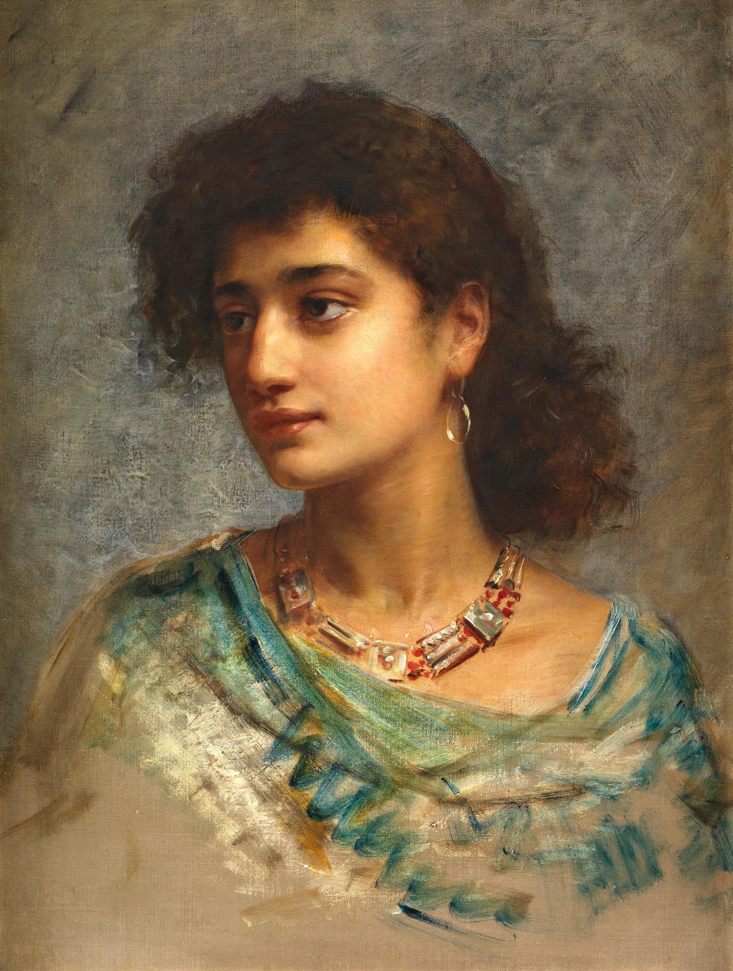 Edwin Longsden Long, R.A. - Nouzhatoul-Aouadat (Delight Of The Home)