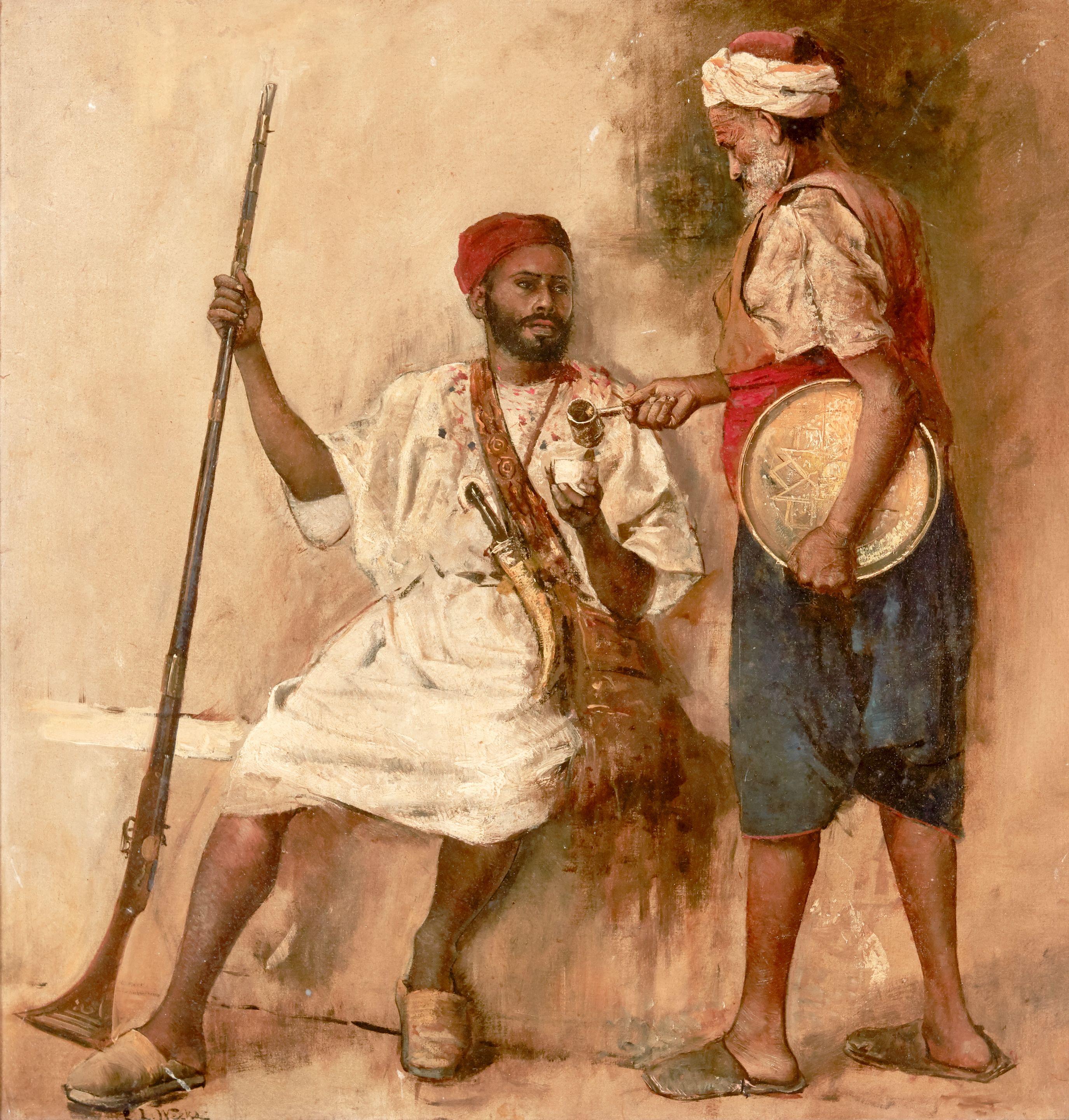 Edwin Lord Weeks - A cup of coffee