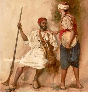 Edwin Lord Weeks - A cup of coffee