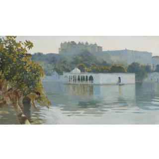 Edwin Lord Weeks - American Lake At Oodeypore, India