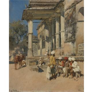 Edwin Lord Weeks - American Portico Of A Mosque, Ahmedabad    