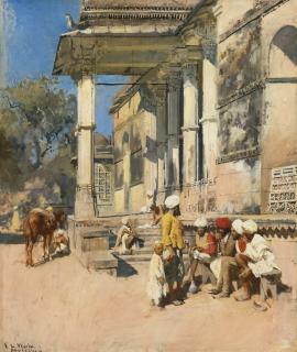 Edwin Lord Weeks - American portico Of A Mosque, Ahmedabad