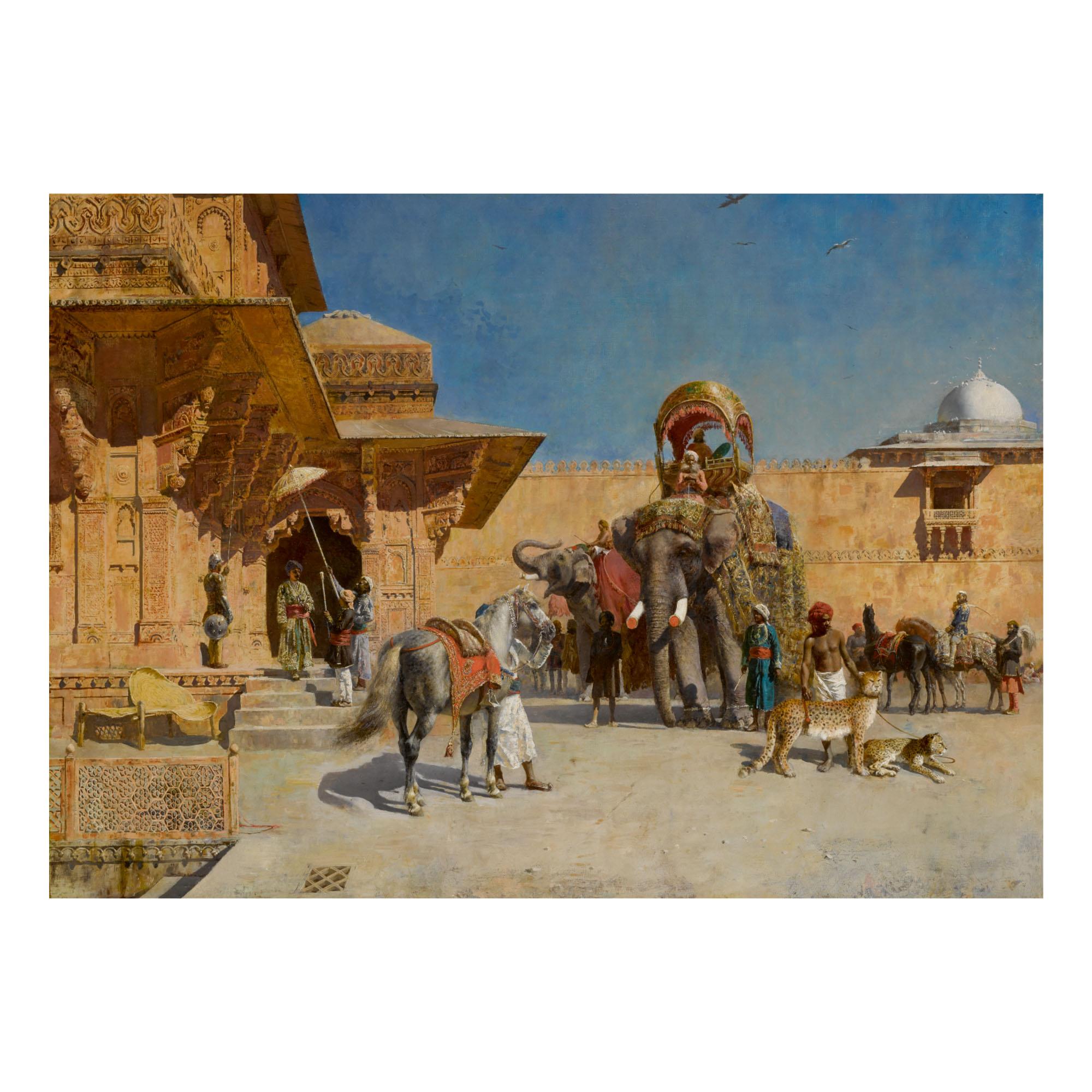 Edwin Lord Weeks - Departure For The Hunt