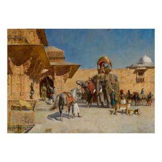 Edwin Lord Weeks - Departure For The Hunt