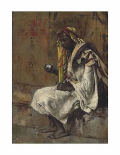 Edwin Lord Weeks - Drinking tea