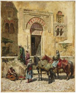 Edwin Lord Weeks - Entering the Mosque