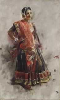 Edwin Lord Weeks - Indian Dancing Girl