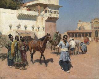 Edwin Lord Weeks - Persian Horse Dealer, Bombay