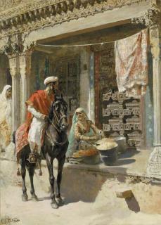 Edwin Lord Weeks - Street Vendor, Ahmedabad