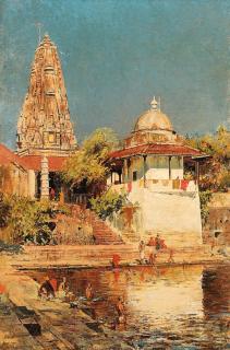 Edwin Lord Weeks - Temple and tanks of Walkeshwar, Bombay